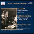 thumbnail image 1 of Jascha Heifetz - Plays Mozart/Mendelssohn - Classical - CD, 1 of 1