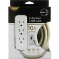 thumbnail image 1 of Jasco  10 ft. 3 Grounded Outlets Cordinate Indoor Extension Cord, Tan & White, 1 of 1