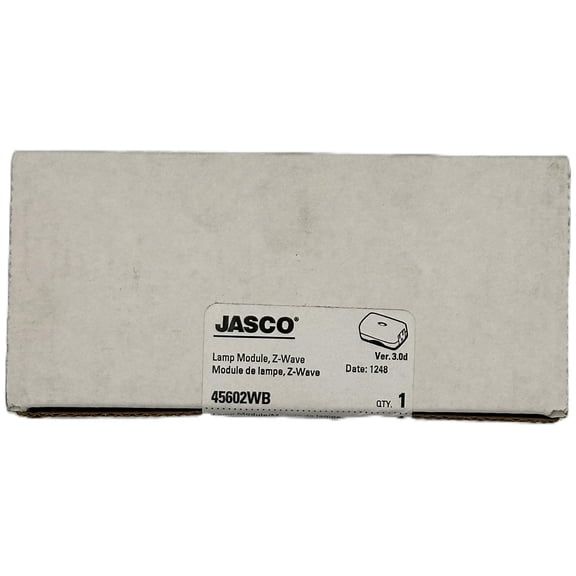 Jasco 45602WB Z-Wave Plug-In Lamp Module Smart Lighting Control Dimmer White