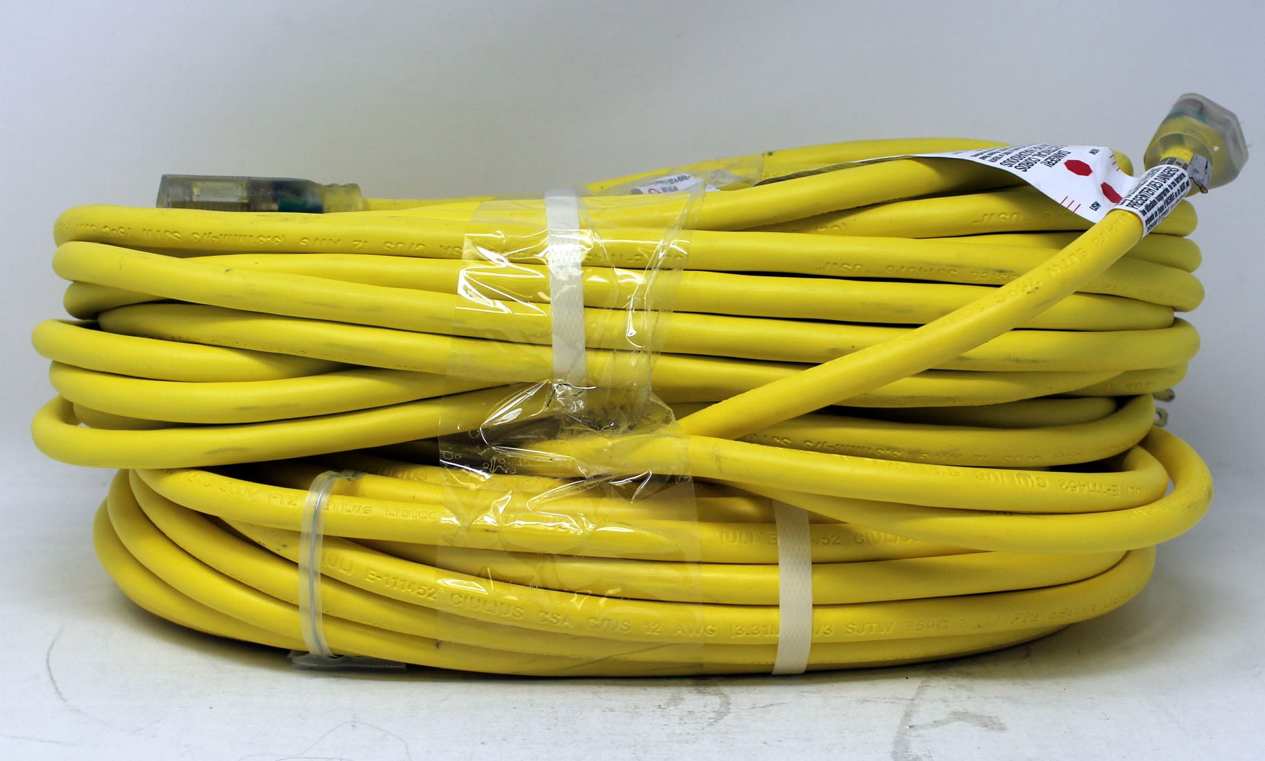 Jasco Outdoor Lighted Extension Cords Yellow 2 Pack