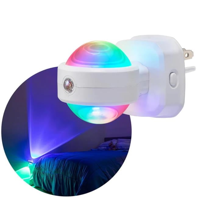 Multicolor LED Night Light with Adjustable Swivel Head