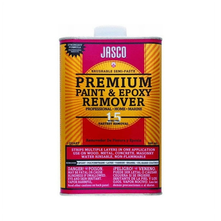 Jasco QJBP00202 Premium Paint & Epoxy Remover, 1 Quart, Each