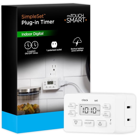 Jasco Simple Set Indoor Plug-in Digital Timer, 36253