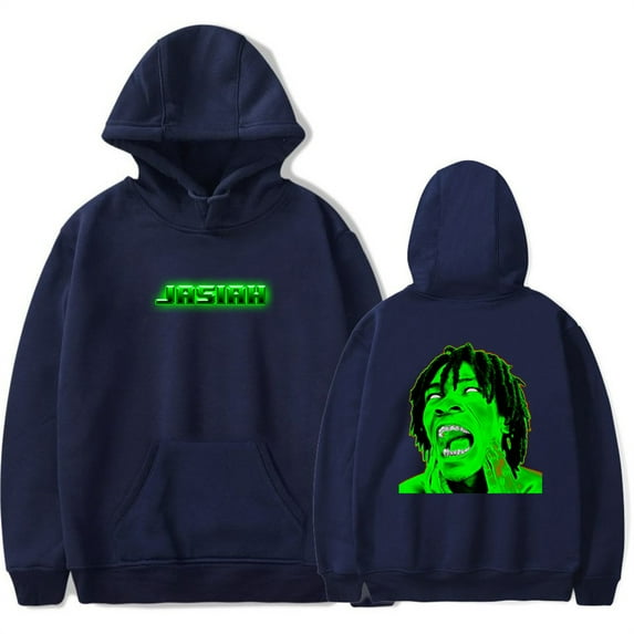 Jasiah Rapper Hoodie Unisex Pullover Hip Hop Sweatshirt Vintage Clothes Fashion Longsleeve