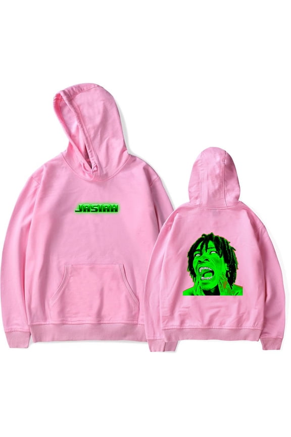 Jasiah Rapper Hoodie Unisex Pullover Hip Hop Sweatshirt Vintage Clothes Fashion Longsleeve