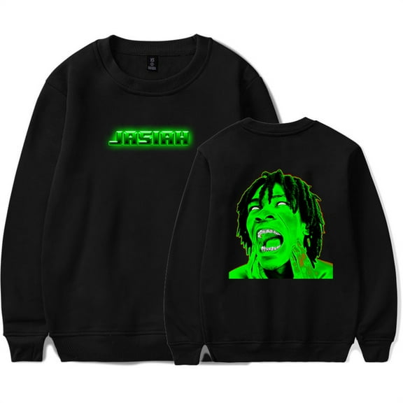 Jasiah Rapper Sweatshirt Hip Hop Crewneck Women Men Pullover Cosplay Long Sleeve Clothes