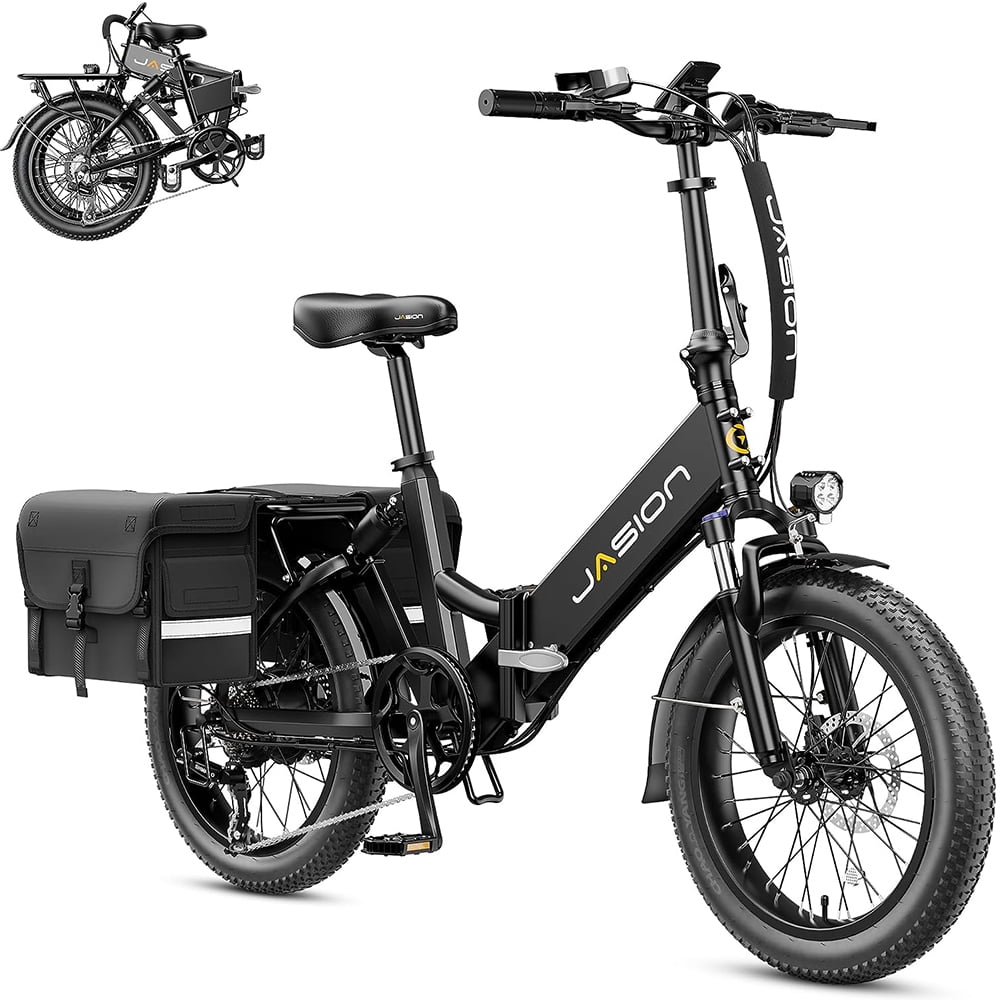 Jasion EB7 ST Folding Electric Bike for Adults, 500W Foldable Ebike