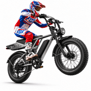 Jasion RetroVolt Pro Electric Bike for Adults, 750W Motor 52V 20AH Removable Battery Class 3 Electric Mountain Bike, 90 Miles Electric Bicycle, 20" Fat Tire Ele