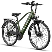 Jasion Roamer Electric Bike for Adults, 1200W Peak Motor Ebike with 528WH Removable Battery, 28MPH Commuter E Bikes, 26'' City Cruiser Electric Bicycles, UL 284