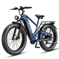 thumbnail image 1 of Jasion Thunder Pro Electric Bike for Adults, 750W Rated Motor 52V 20Ah Removable Battery, 26'' x 4'' Fat Tire E-Mountain Bicycle, APP Control Bluetooth, UL2849, Blue, 1 of 10