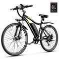thumbnail image 1 of Jasion Electric Mountain Bike for Adults, 1200W Peak Motor Ebike 48V 10AH Removable Battery, 27.5" Tires Electric Bicycles for Commute, Shimano 7-Speed and Front Suspension UL2849, 1 of 8
