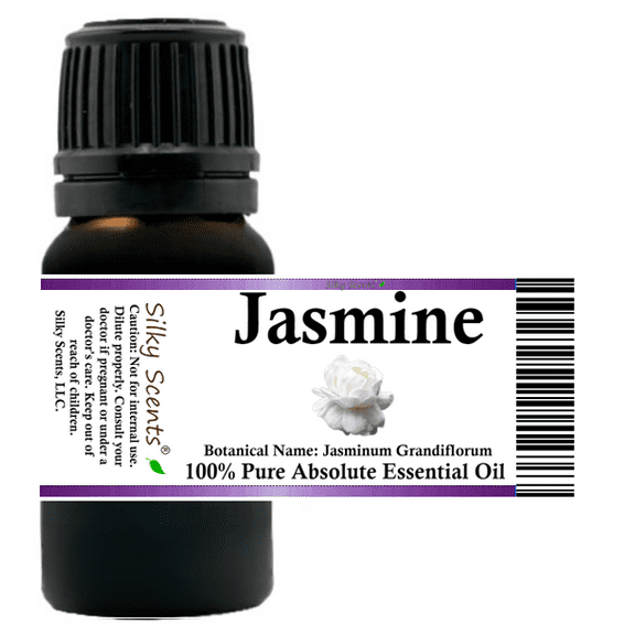 Jasmine Absolute Essential Oil 5 ml (1/6 fl oz) - 100% Pure and Natural by Silky Scents