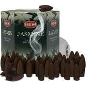 Jasmine Backflow Incense Cones For Waterfall And Mat Bundle Inciensos Aromaticos|Incienso|Inciense|Insienso