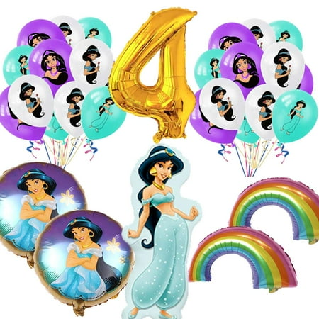 Jasmine Balloons Party Supplies 4th Big Number Decorations Decor Kit Birthday