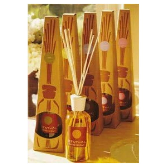 Jasmine Botanical Diffuser - Chula Jasmine Scent - Aromatherapy Reed Diffuser for Home Fragrance - Elegant Room Decor & Gift Idea