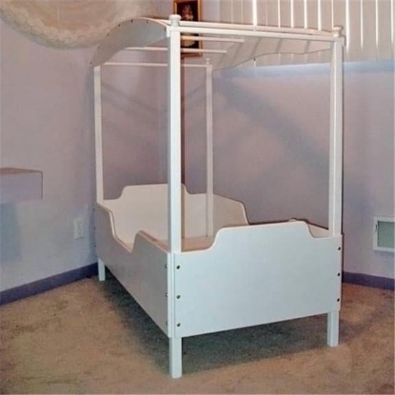 Jasmine Canopy Bed White