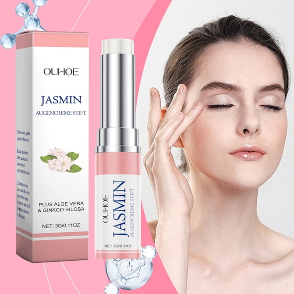 Jasmine Eye Cream Stick Gentle Nourishment for Eye Area Moisturizing and Refining Daily Eye Care Cream