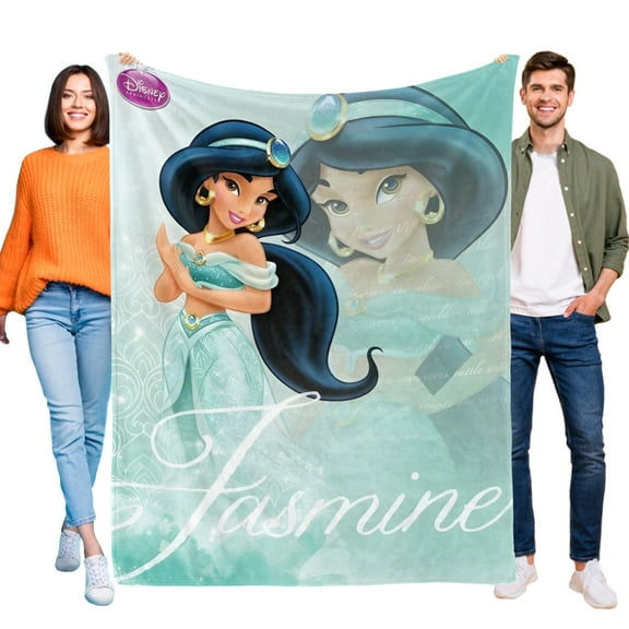 Jasmine Flannel Blanket Fun and Cozy Throw Blanket Perfect for Bedroom Playroom or Travel Ideal Gift for Boys and Girls 30"x40"