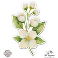 thumbnail image 1 of Jasmine Flowers - 8" Vinyl Sticker - For Car Laptop I-Pad - Waterproof Decal, 1 of 1