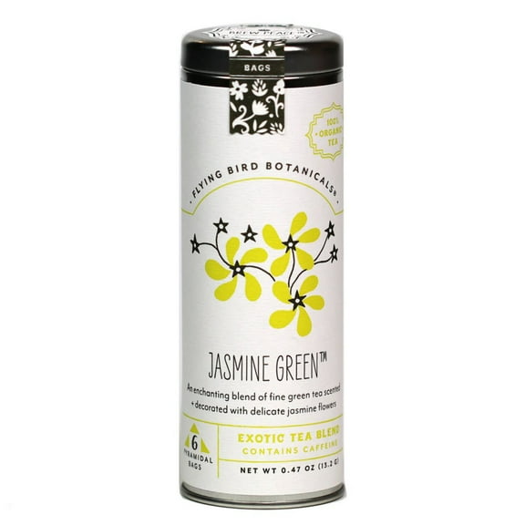 Jasmine Green - 6 Tea Bag Tin - Exotic Blend