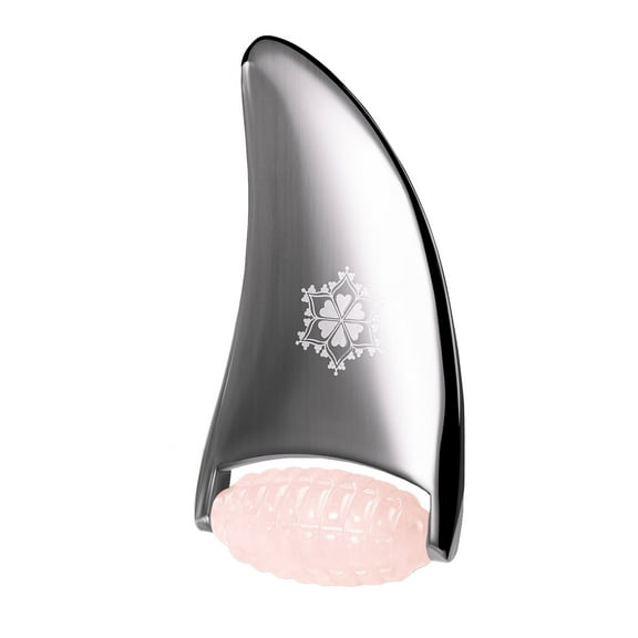 Jasmine Karamel Rose Quartz Stainless Steel Facial Roller