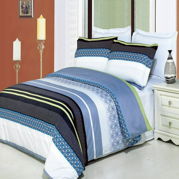 Jasmine King/Cal-king Duvet Cover 100% Printed Duvet Cover Set