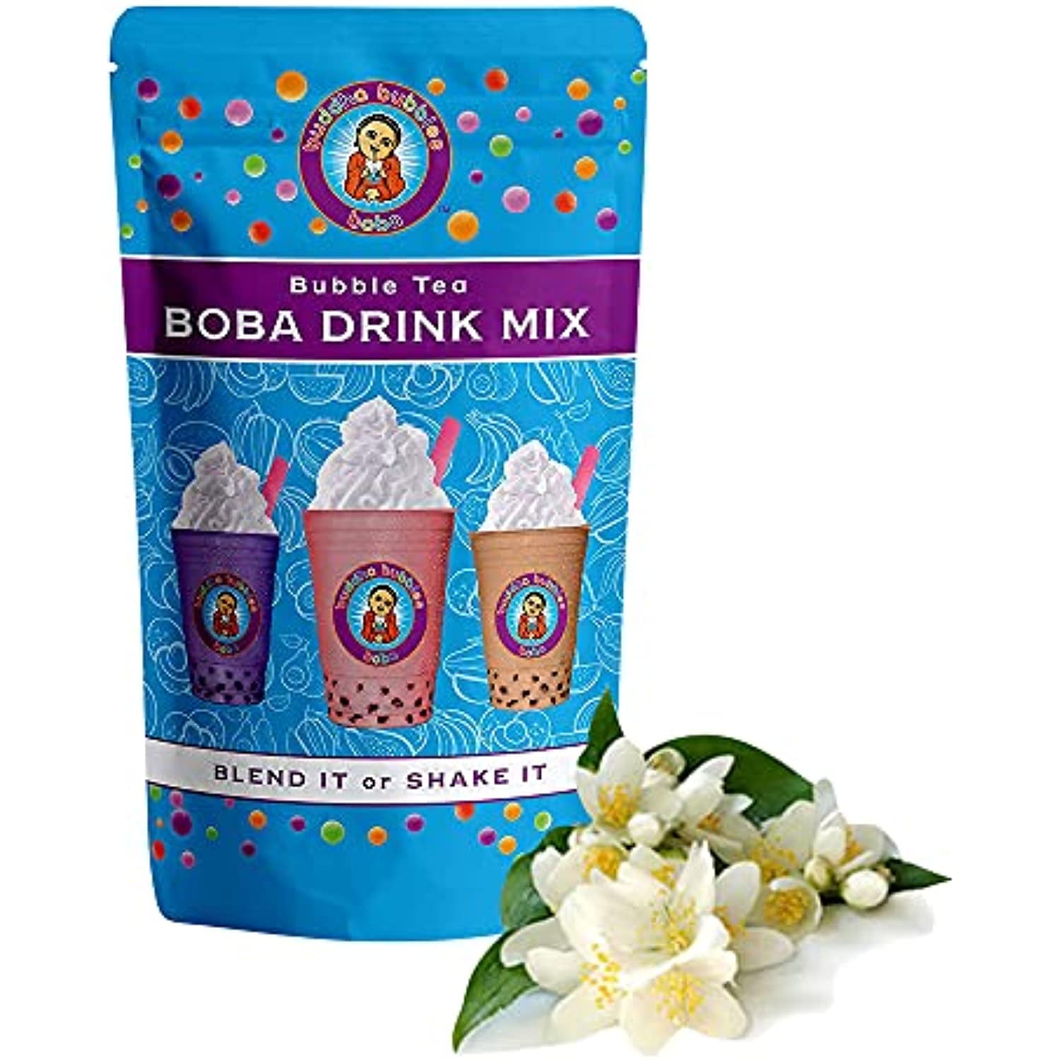 Jasmine Milk Tea Boba / Bubble Tea Drink Mix Powder By Buddha Bubbles