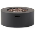 thumbnail image 1 of Jasmine Outdoor 40,000 BTU Circular Fire Pit (No Tank Holder), Dark Gray, 1 of 7