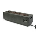thumbnail image 1 of Jasmine Outdoor 50,000 BTU Rectangular Fire Pit (No Tank Holder), Concrete Finish, 1 of 5