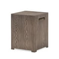thumbnail image 1 of Jasmine Outdoor Metal Tank Holder Side Table, Brown Wood Pattern, 1 of 7