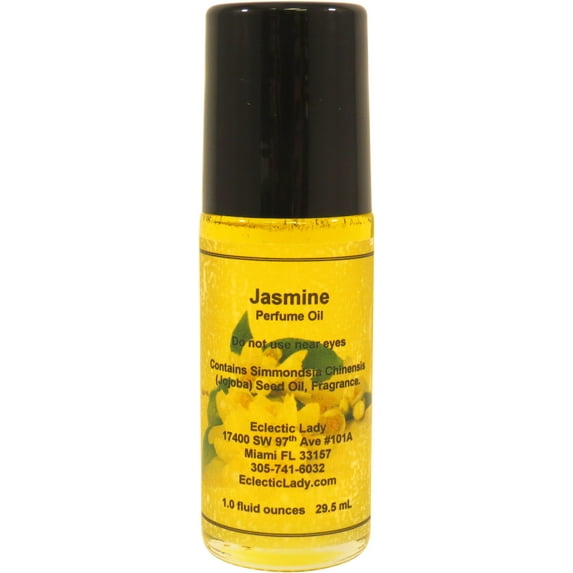 Jasmine Perfume Oil, 1.0 Oz Portable Roll-On Fragrance