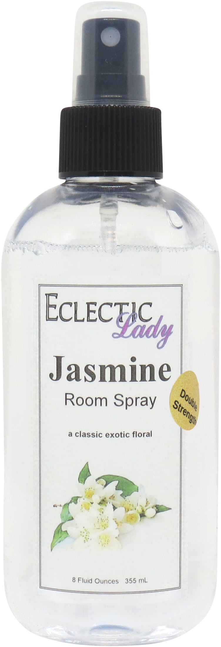 Jasmine Room Spray by Eclectic Lady (Double Strength), 8 Ounces, Fragrant Aromatic Room Mist For