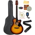 thumbnail image 1 of Jasmine S34C NEX Orchestra-Style Cutaway Acoustic Guitar - Sunburst w/ Gig Bag, 1 of 4