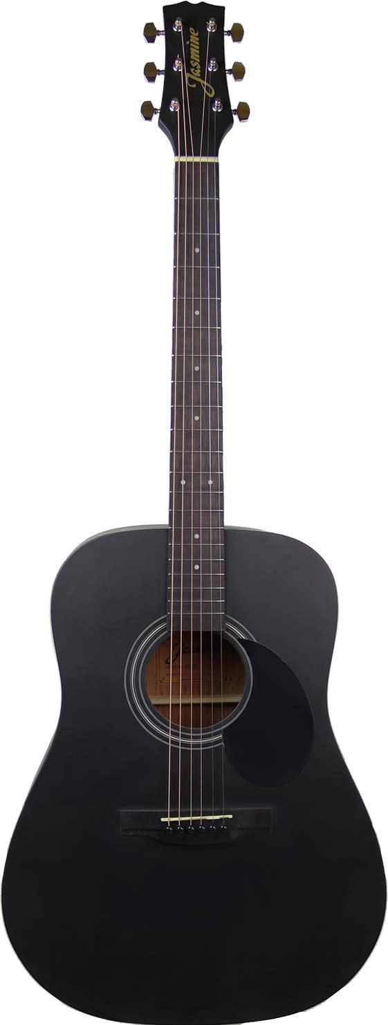 Jasmine S35 Dreadnought Acoustic Guitar, Matte Black