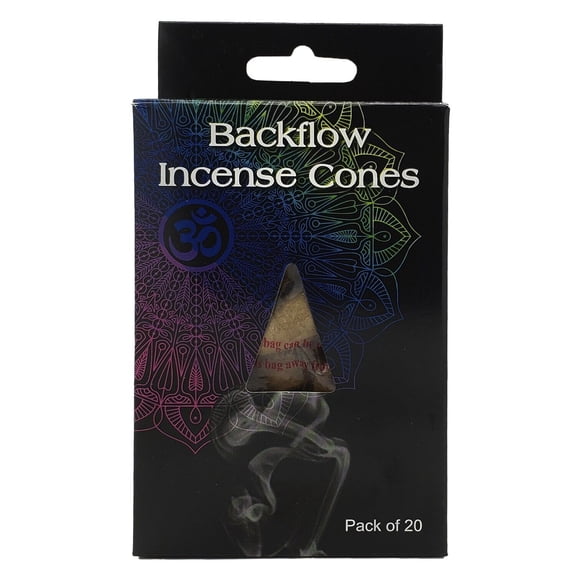 Jasmine Scent Backflow Incense Cones Pack of 20
