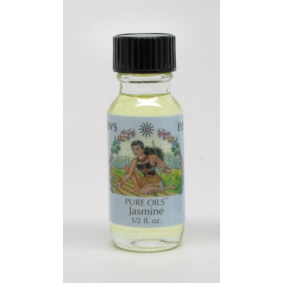 Suns Eye Jasmine Herbal Fragrance Oil - 1/2 Ounce Bottle