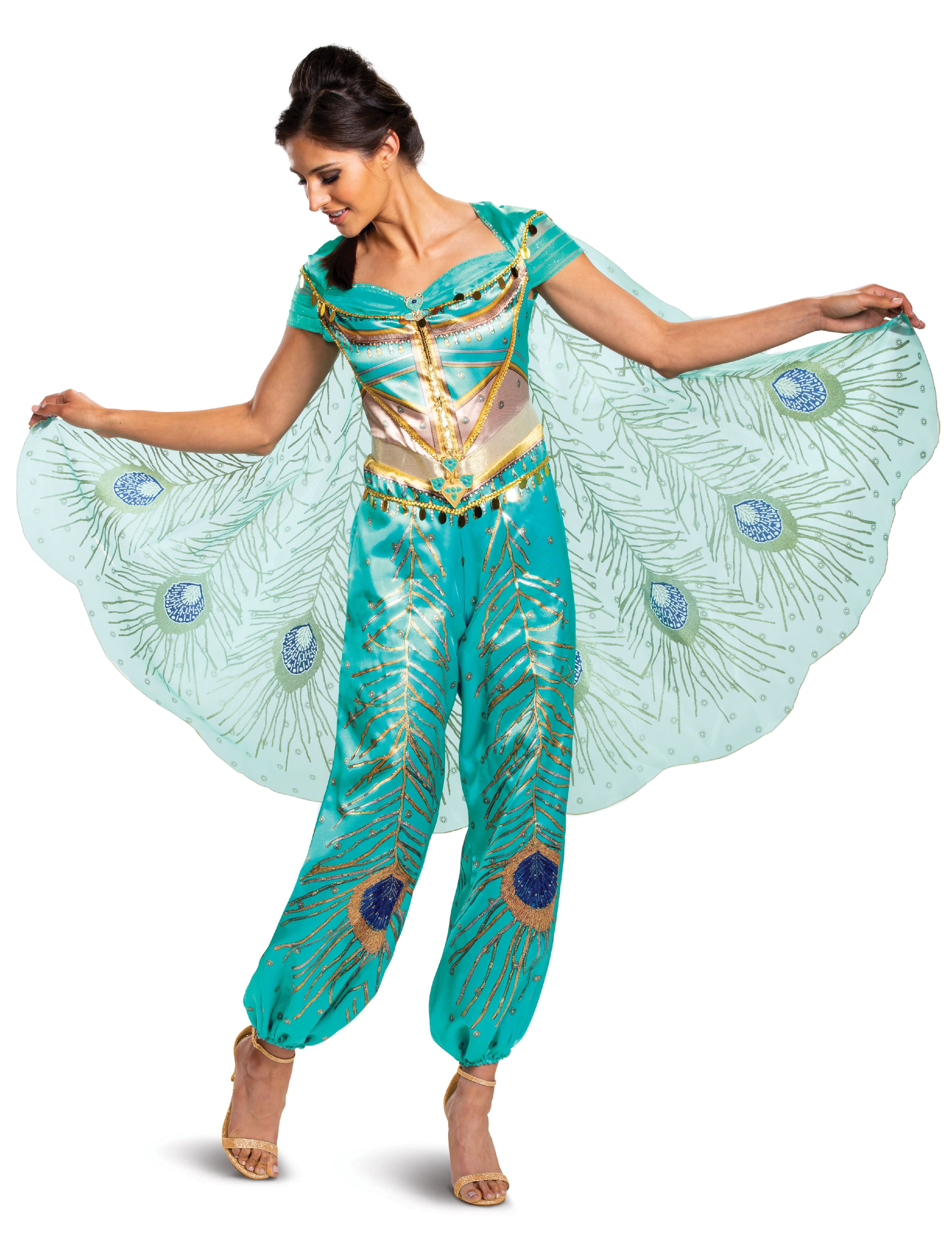 Jasmine Teal Deluxe Adult Costume