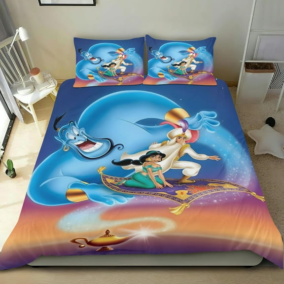 Jasmine Themed Bed Sheet Set Three Piece Set 53x79 Inches Comfortable And Skin Friendly Unique Design Creating A Star Studded Night