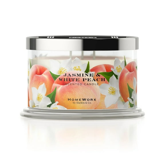 Jasmine  White Peach Candle