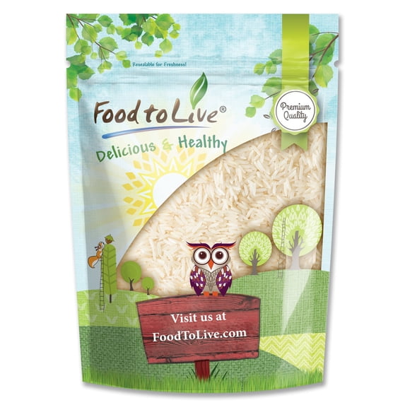 Jasmine White Rice, 3 Pounds — Kosher, Raw, Vegan — by Food to Live
