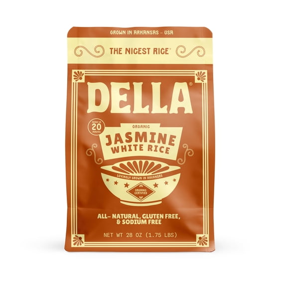 Della Jasmine White Rice  Organic, 28oz