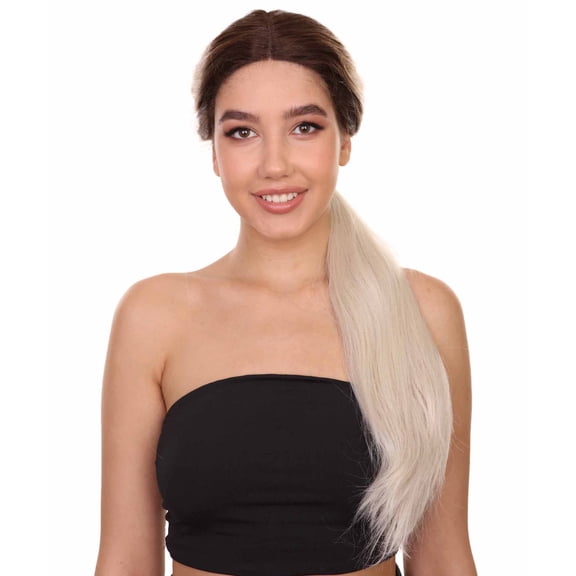 Jasmine Women's Long Length Lace Front Straight With Dark Roots - Adults Fashion Wigs | Nunique | Nunique