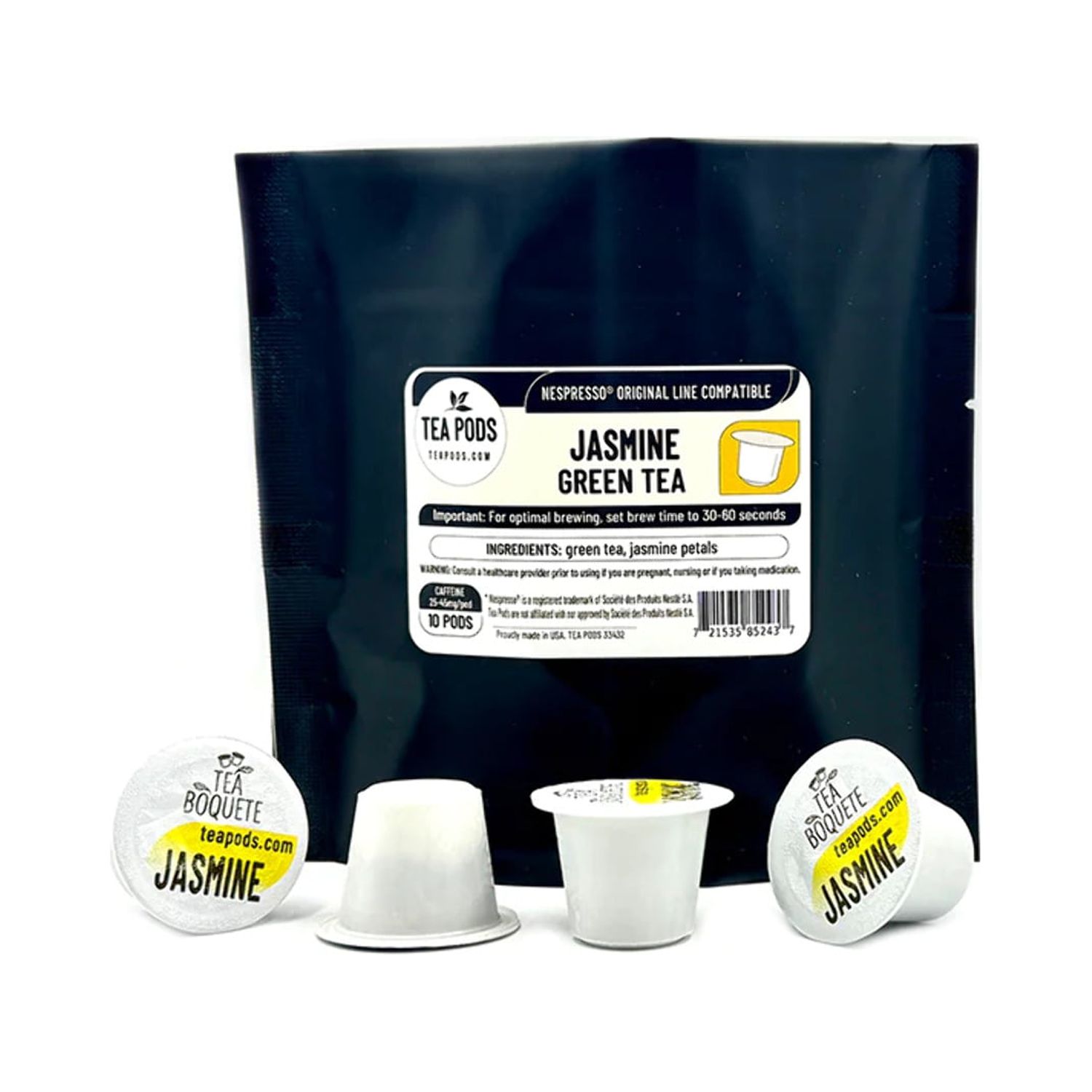 Jasmine green tea pods Nespresso compatible