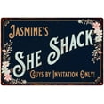 thumbnail image 1 of Jasmine's SHE SHACK Gift Sign Metal Wall Decor 8x12 Mom 108120060407, 1 of 1