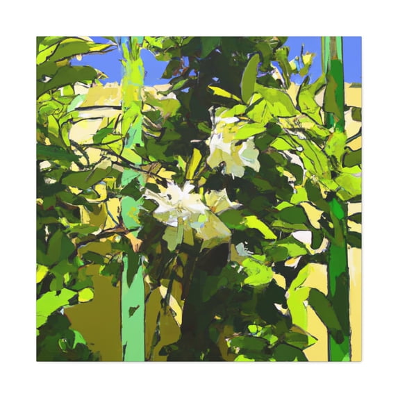 Jasmine's Street Monet - Canvas