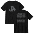 thumbnail image 1 of Jason Aldean 30 Number One Hits Cotton T-shirt Women Men Short Sleeve Crewneck Fashion Tee, 1 of 2
