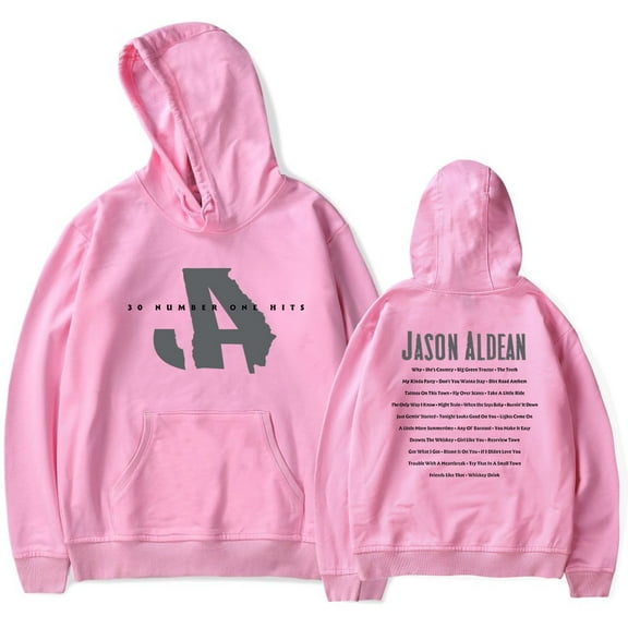 Jason Aldean 30 Number One Hits Hoodie Women Men Hooded Long Sleeve Sweatshirt Casual Pullover Clothes