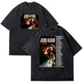thumbnail image 1 of Jason Aldean Full Throttle Tour 2025 Cotton washed T-shirt unisex short sleeved round neck T-shirt, 1 of 2