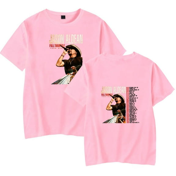 Jason Aldean Full Throttle Tour 2025 T-Shirt Merch Summer For Women/Men Unisex Short Sleeve Tshirt Fashion Streetwear