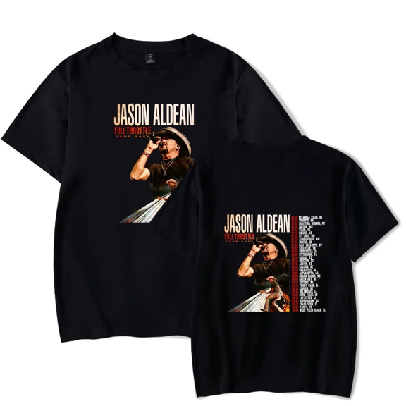 Jason Aldean Merch Shirt Vintage Unisex Tops Tee Jersey Outdoor Tee Fashion y2k Top